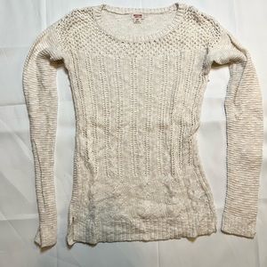 White spring sweater